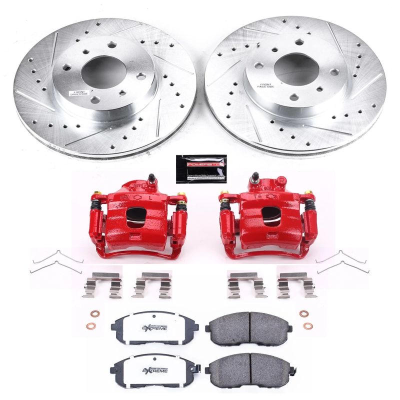 PowerStop PSB Z26 Street Kit w/Cals Brakes, Rotors & Pads Brake Kits - Performance D&S main image