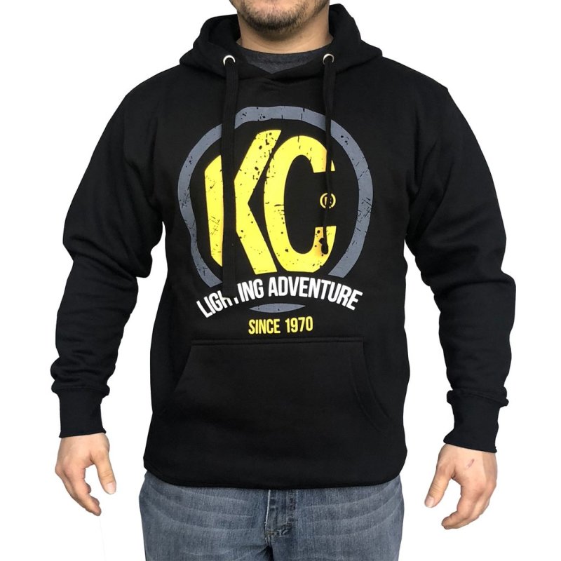 KC HiLiTES KC Logo Hoodie (X-Large) - Black 70303