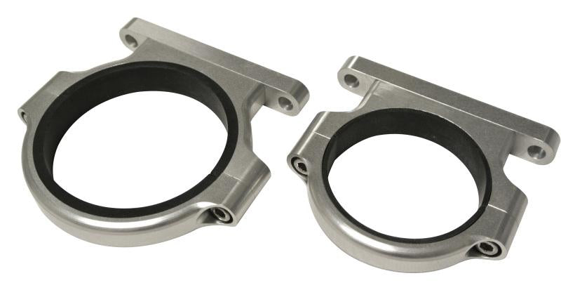 Fuelab Plate Mount Fuel Pump Billet Bracket Set - (2) Brackets for Each Pump 45101 Main Image