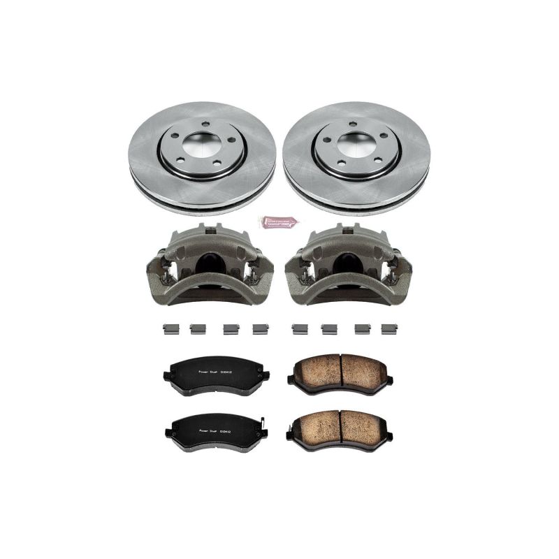 PowerStop PSB Autospecialty Kit w/Cals Brakes, Rotors & Pads Brake Kits - OE main image