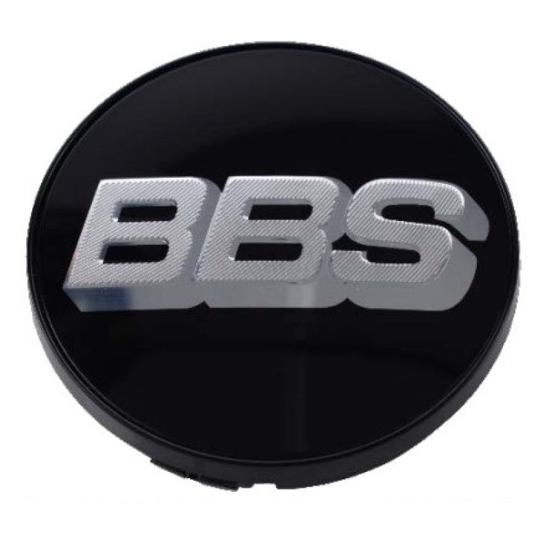 BBS Center Cap 70.6mm Black/Silver (5-tab) 10.02.3603