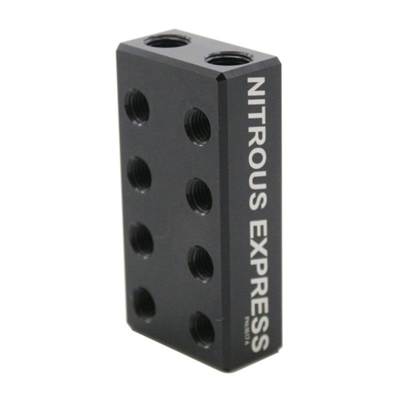 Nitrous Express 2 Inlet 16 Outlet Nitrous/Fuel Distribution Block 16174 Main Image