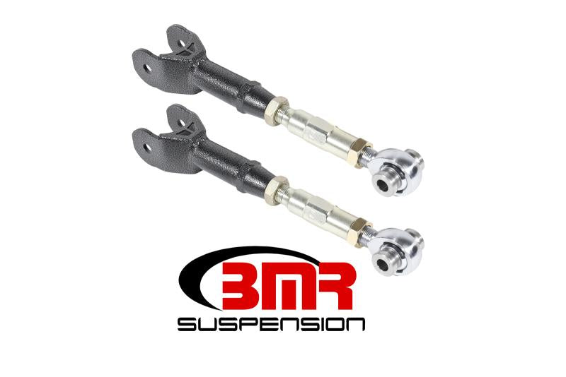 BMR 16-17 6th Gen Camaro Upper Trailing Arms w/ On-Car Adj. Rod Ends - Black Hammertone UTCA060H Main Image