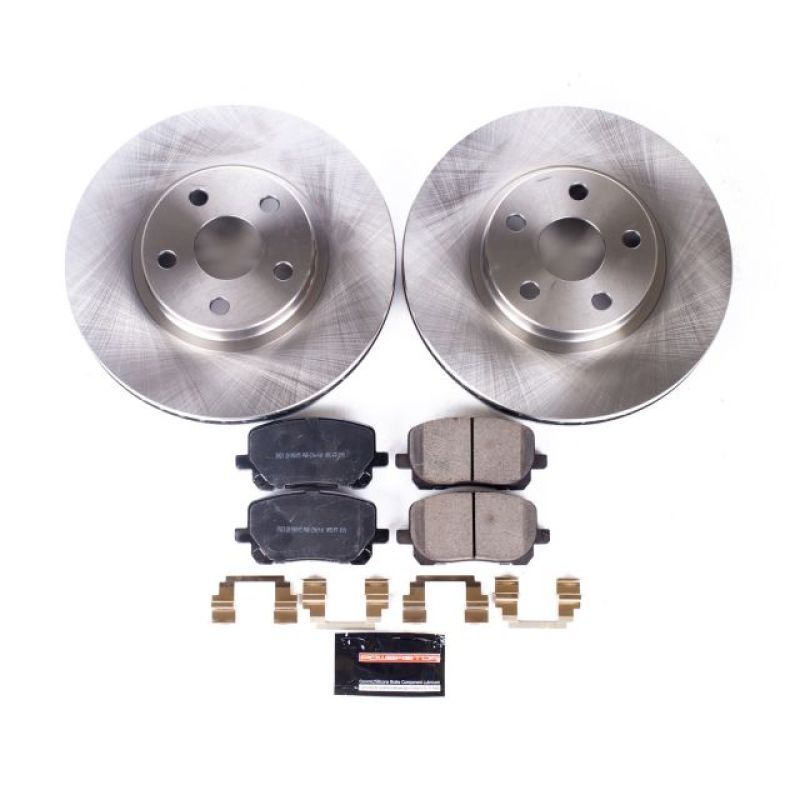 PowerStop PSB Autospecialty Kit Brakes, Rotors & Pads Brake Kits - OE main image