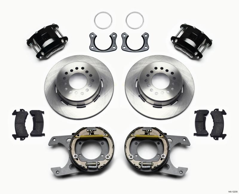 Wilwood D154 P/S Park Brake Kit New Big Ford 2.50in Off Front Mount 140-12235 Main Image