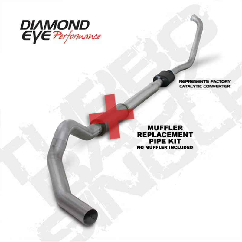 Diamond Eye Performance DEP Turbo Back Exhaust Kit AL Exhaust, Mufflers & Tips Turbo Back main image