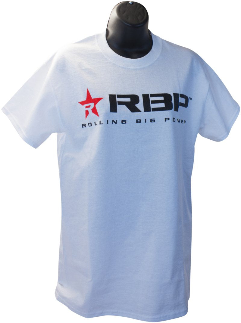 RBP Short Sleeve Womens Tee - White w/Red Star - Small RBP-WTW-S Main Image