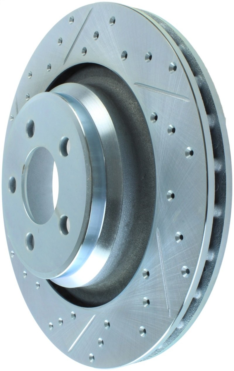 StopTech Select Sport 2014 Dodge Challenger Slotted and Drilled Right Rear Brake Rotor 227.63064R Main Image