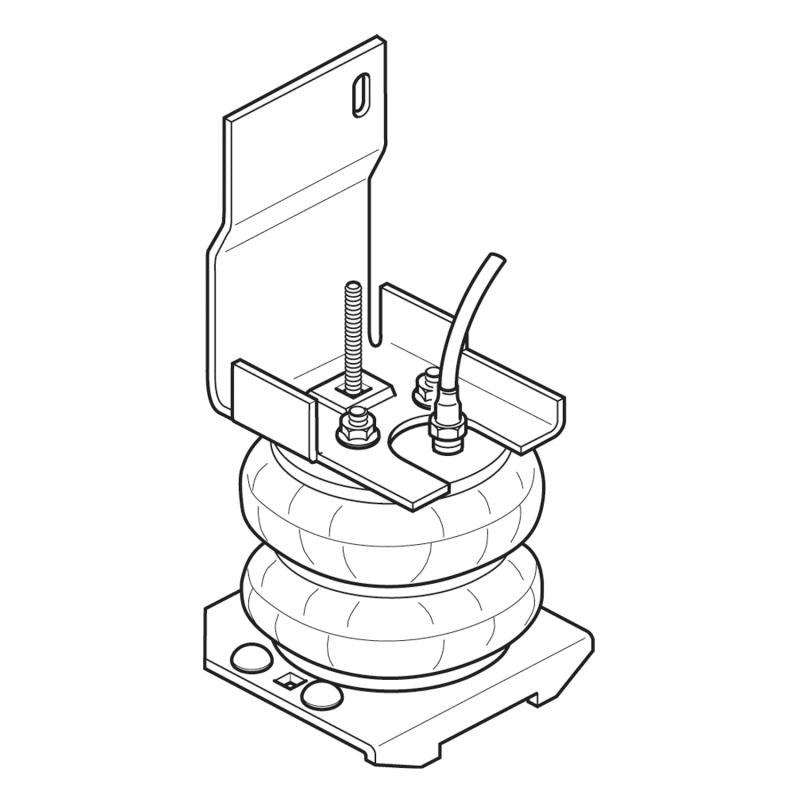 Firestone Ride-Rite Air Helper Spring Kit Rear 92-16 Ford E350 Cutaway (W217602061) 2061 Main Image