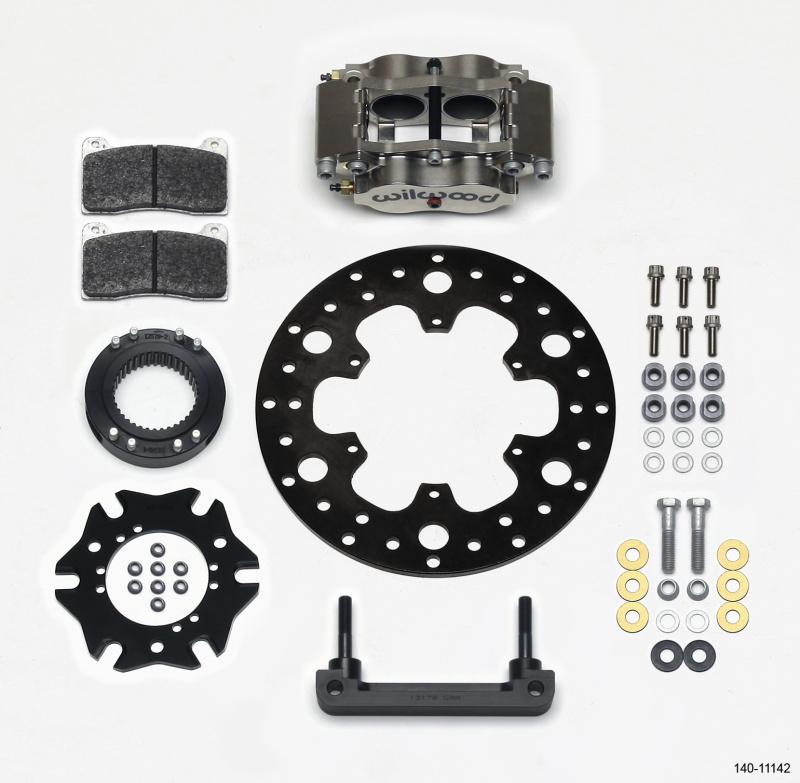 Wilwood Billet Narrow Dynalite Radial Mount Rear Inboard Midget Kit 10.50in x 0.35 Drilled Disc 140-11142 Main Image