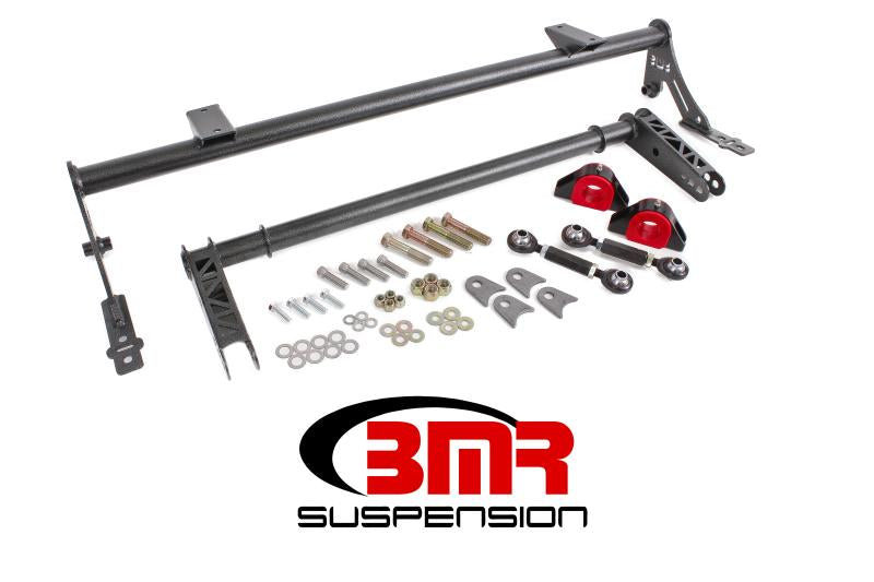 BMR 05-14 S197 Mustang Rear Bolt-On Hollow 35mm Xtreme Anti-Roll Bar Kit (Poly) - Black Hammertone XSB005H Main Image