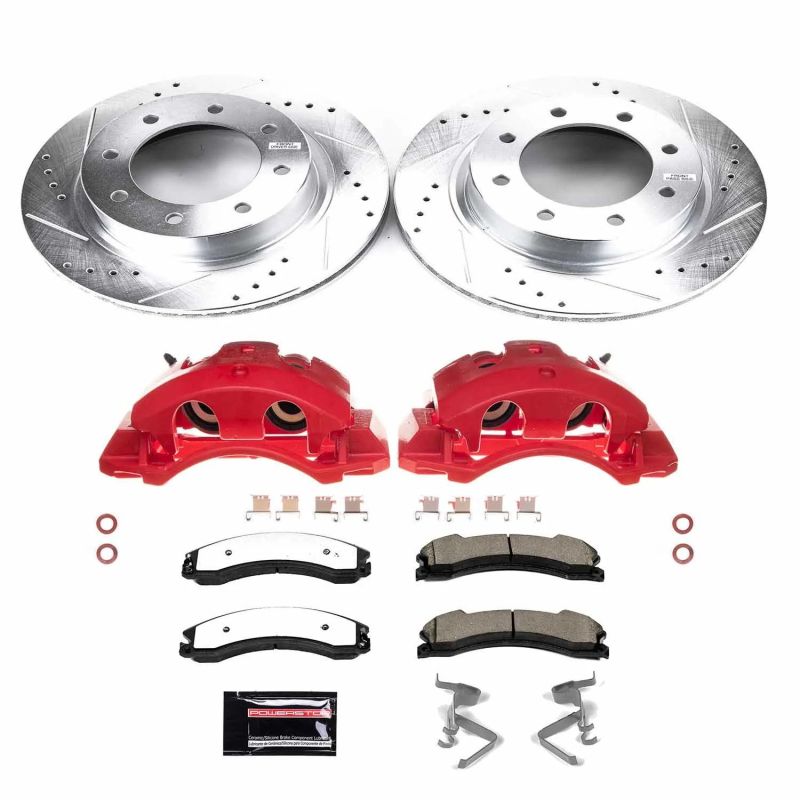 PowerStop PSB Z36 Truck & Tow Kit w/Cals Brakes, Rotors & Pads Brake Kits - Performance D&S main image