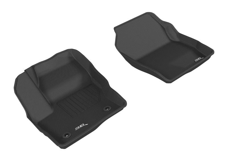 3D MAXpider 2015-2019 Ford Escape Kagu 1st Row Floormat - Black L1FR10611509 Main Image