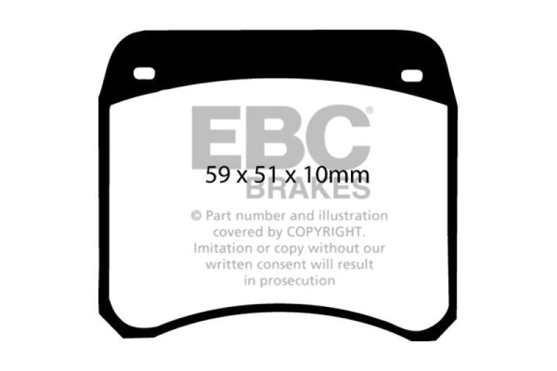 EBC Brakes Orangestuff Full Race Brake Pads DP9128 Main Image