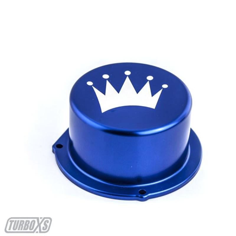 Turbo XS 15-16 Subaru WRX Billet Aluminum Vacuum Pump Cover - Blue txs-W15-VPC-BLU Main Image