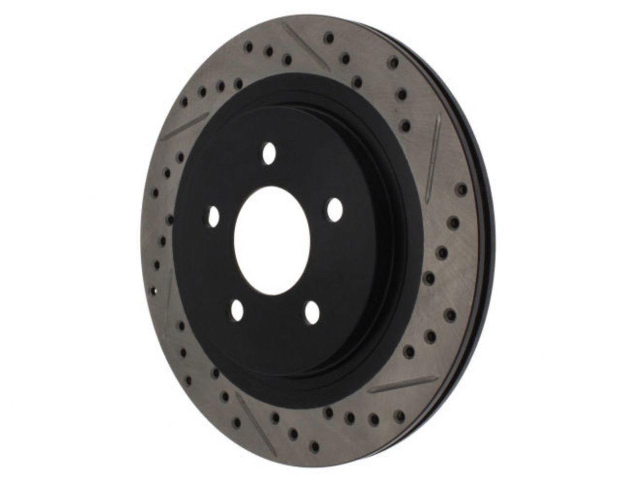 StopTech Sport Drilled/Slotted Brake Rotor; Rear Right