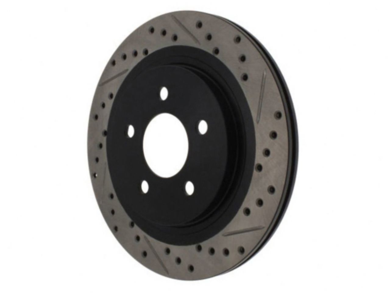 StopTech Sport Drilled/Slotted Brake Rotor; Rear Right