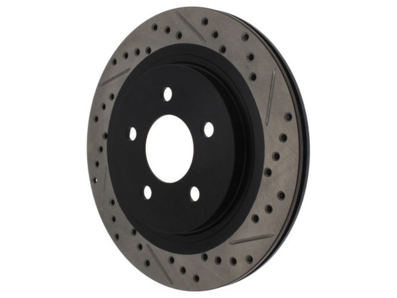 StopTech Sport Drilled/Slotted Brake Rotor; Rear Right