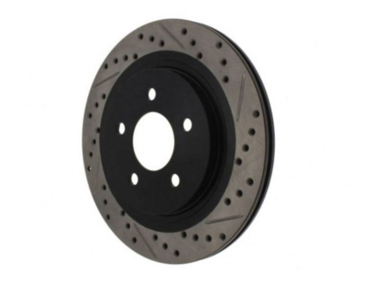 StopTech Sport Drilled/Slotted Brake Rotor; Front Left