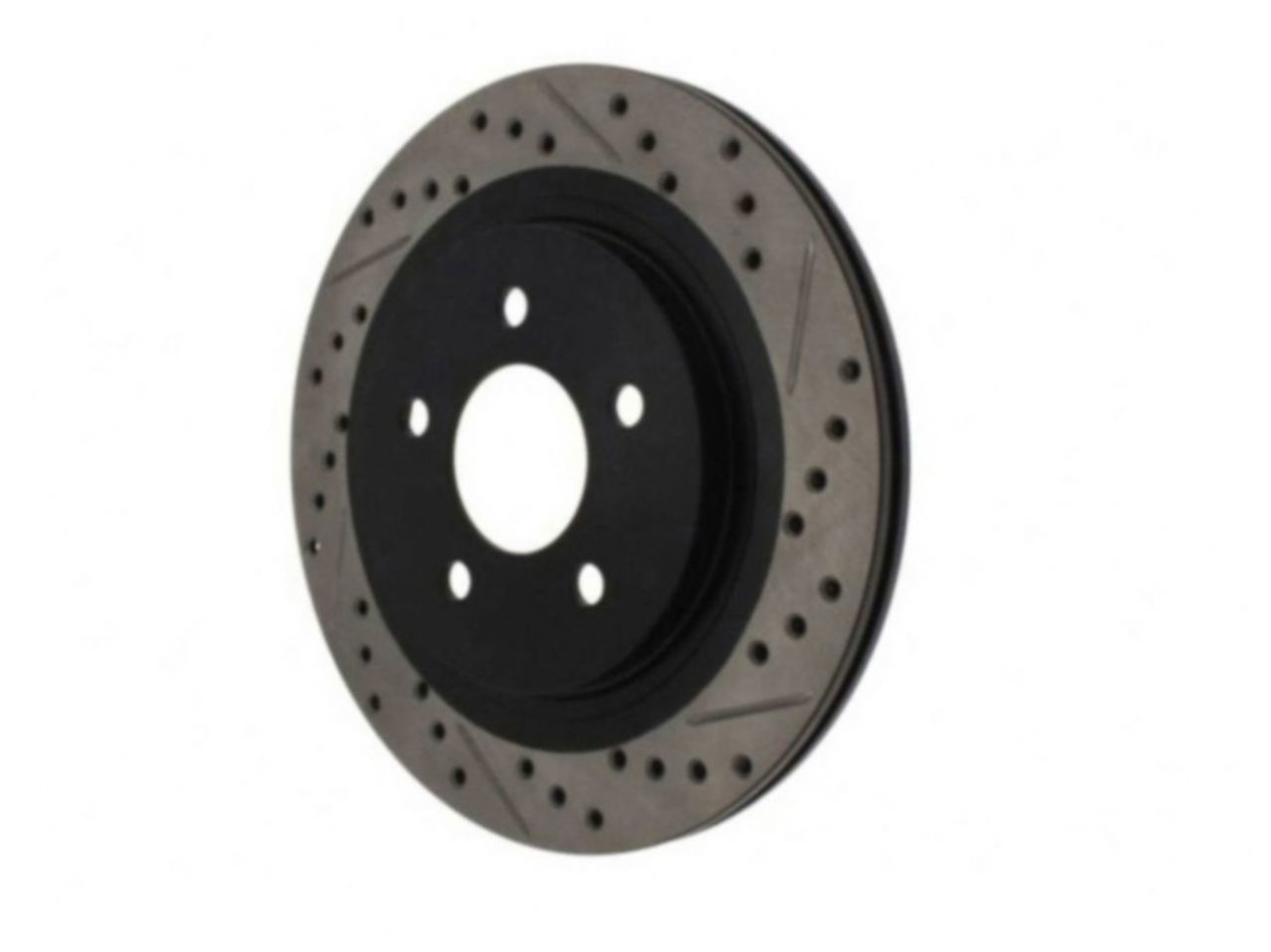 StopTech Sport Drilled/Slotted Brake Rotor; Front Right