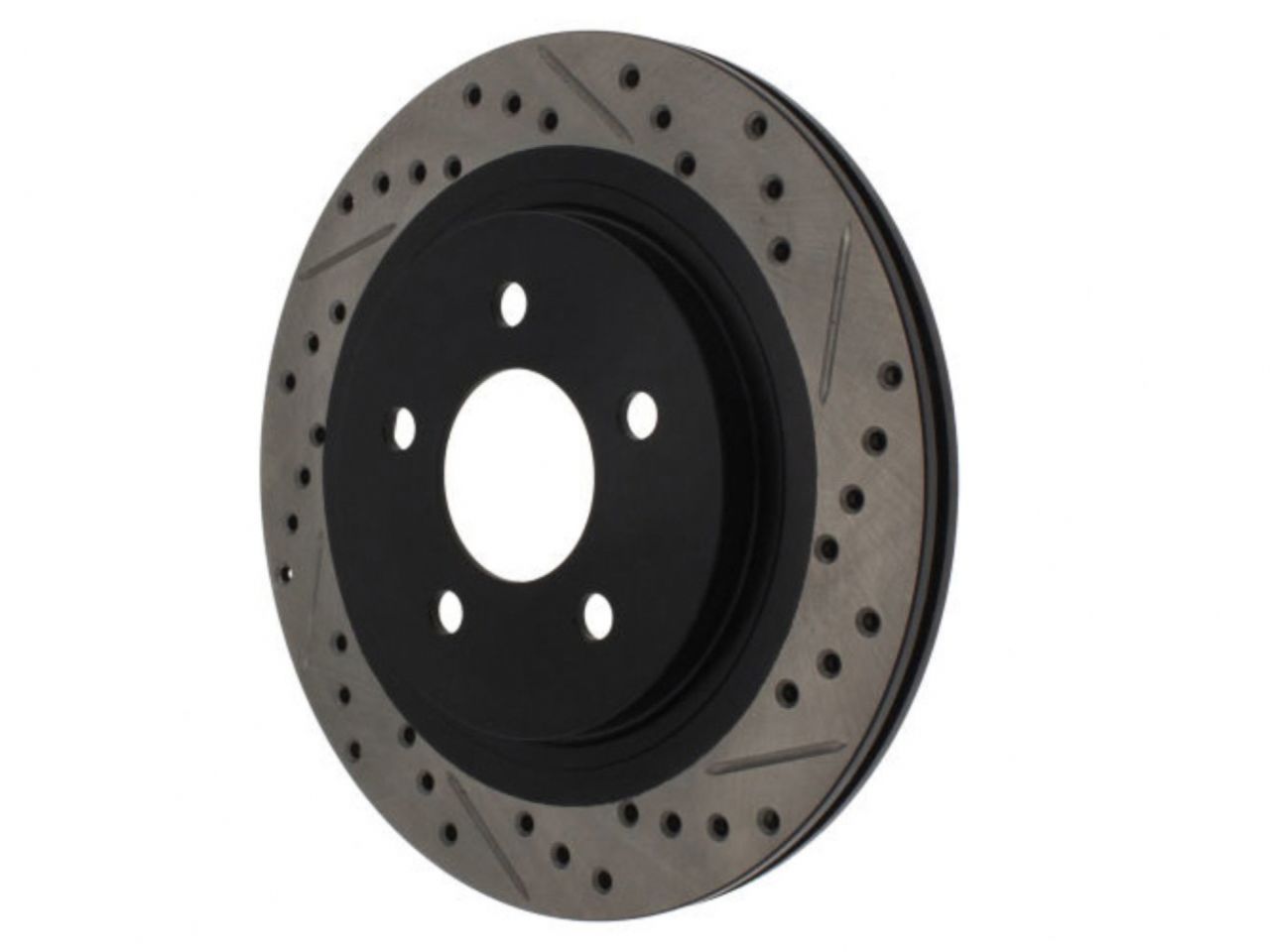 StopTech Sport Drilled/Slotted Brake Rotor; Front Left