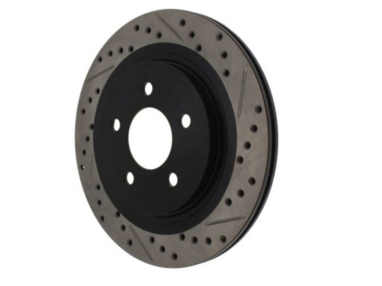 StopTech Sport Drilled/Slotted Brake Rotor; Front Left