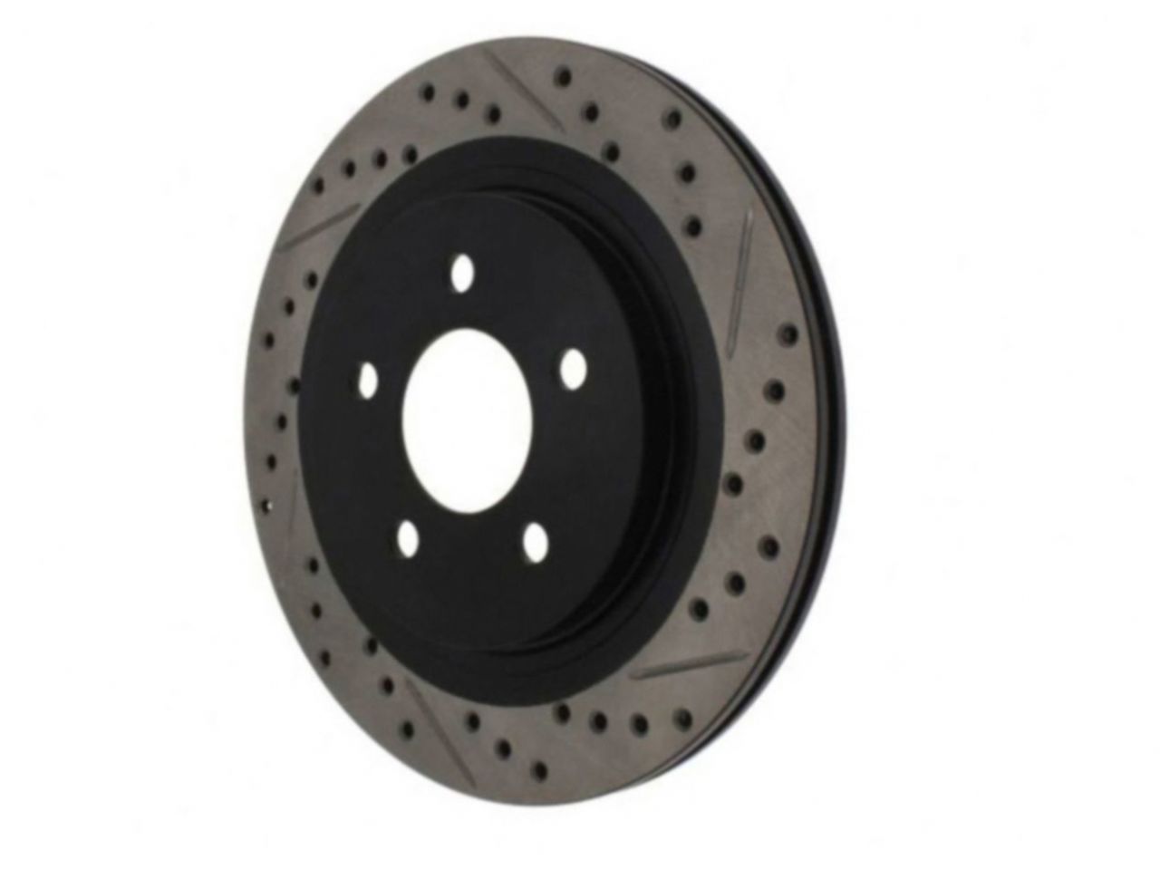 StopTech Sport Drilled/Slotted Brake Rotor; Front Right