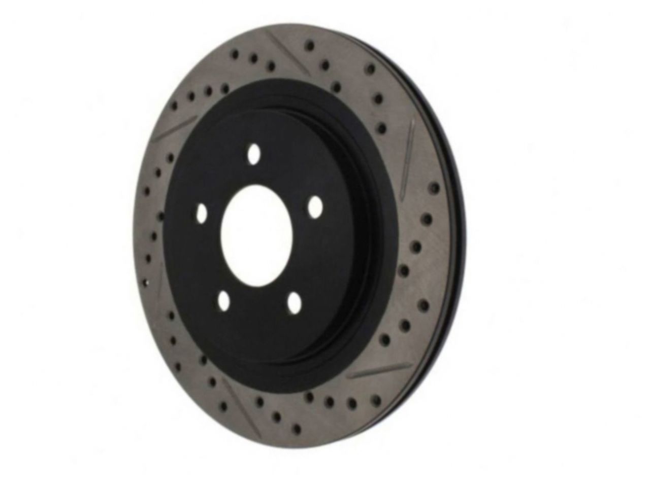 StopTech Sport Drilled/Slotted Brake Rotor; Front Right