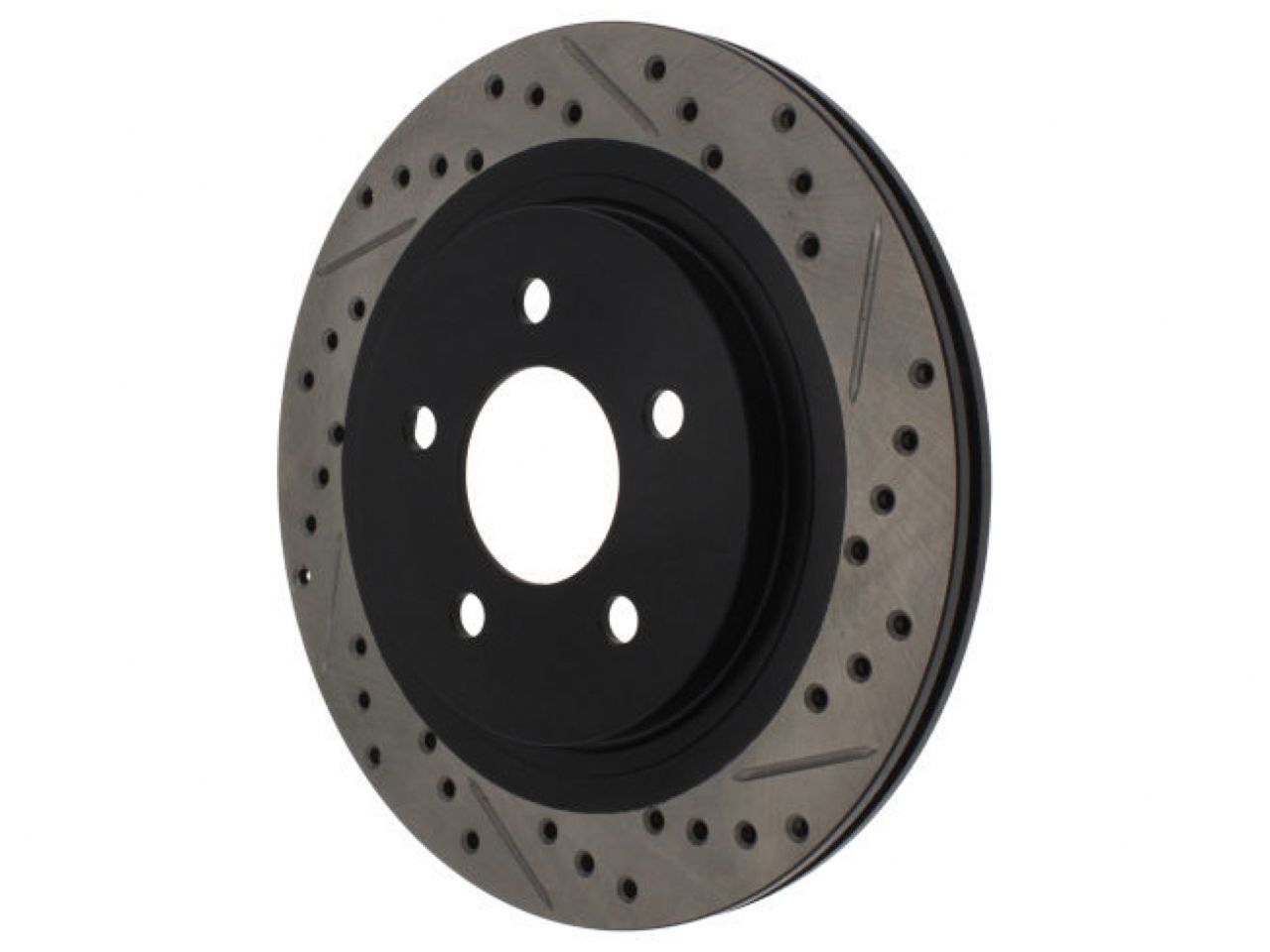 StopTech Sport Drilled/Slotted Brake Rotor; Rear Left