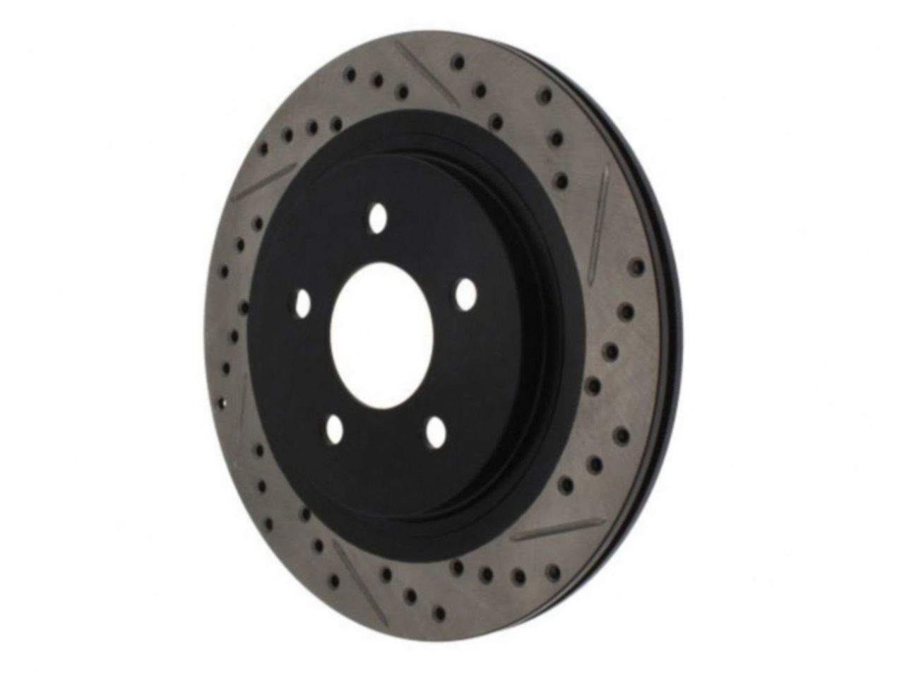 StopTech Sport Drilled/Slotted Brake Rotor; Front Left