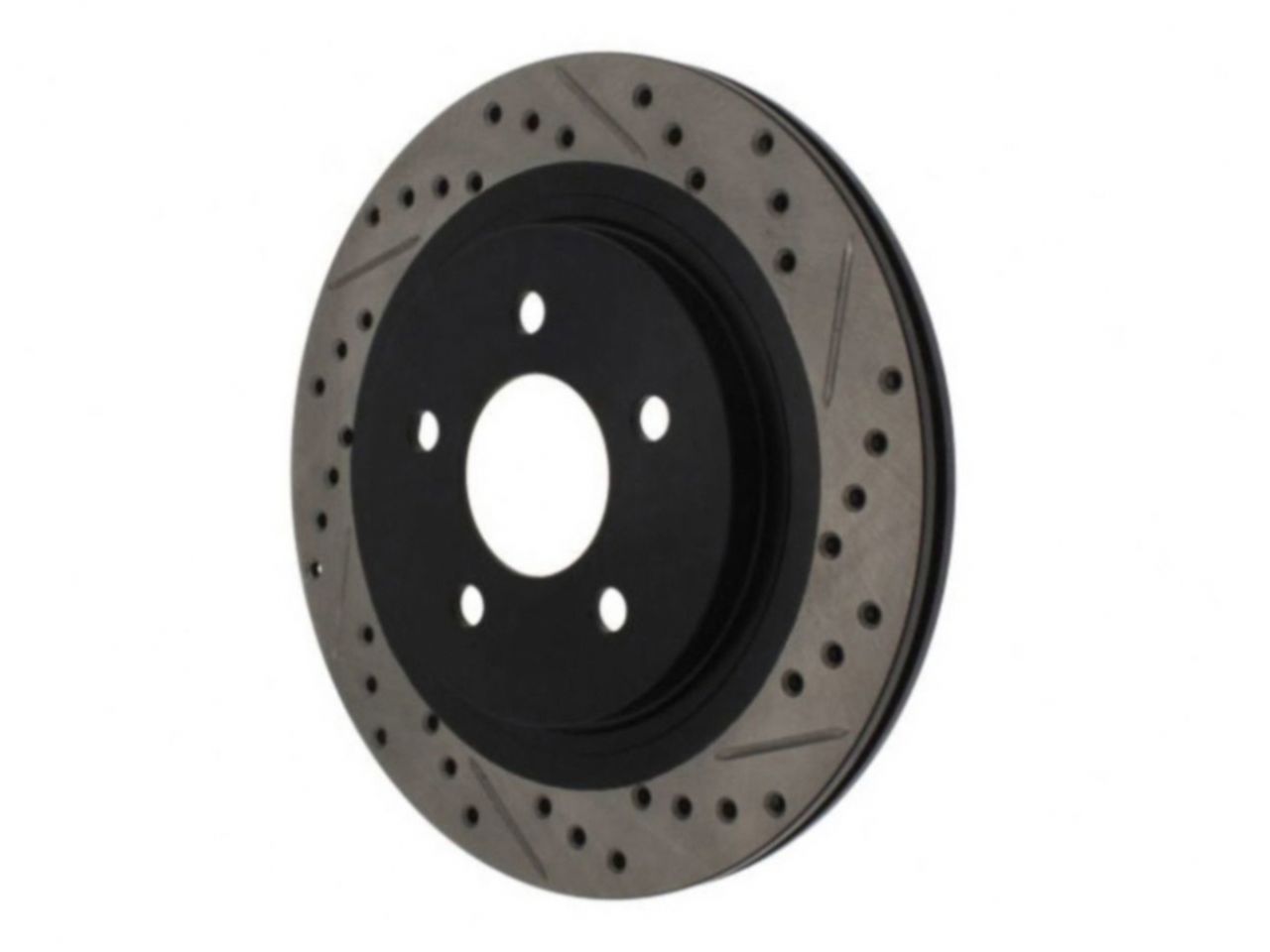 StopTech Sport Drilled/Slotted Brake Rotor; Front Right