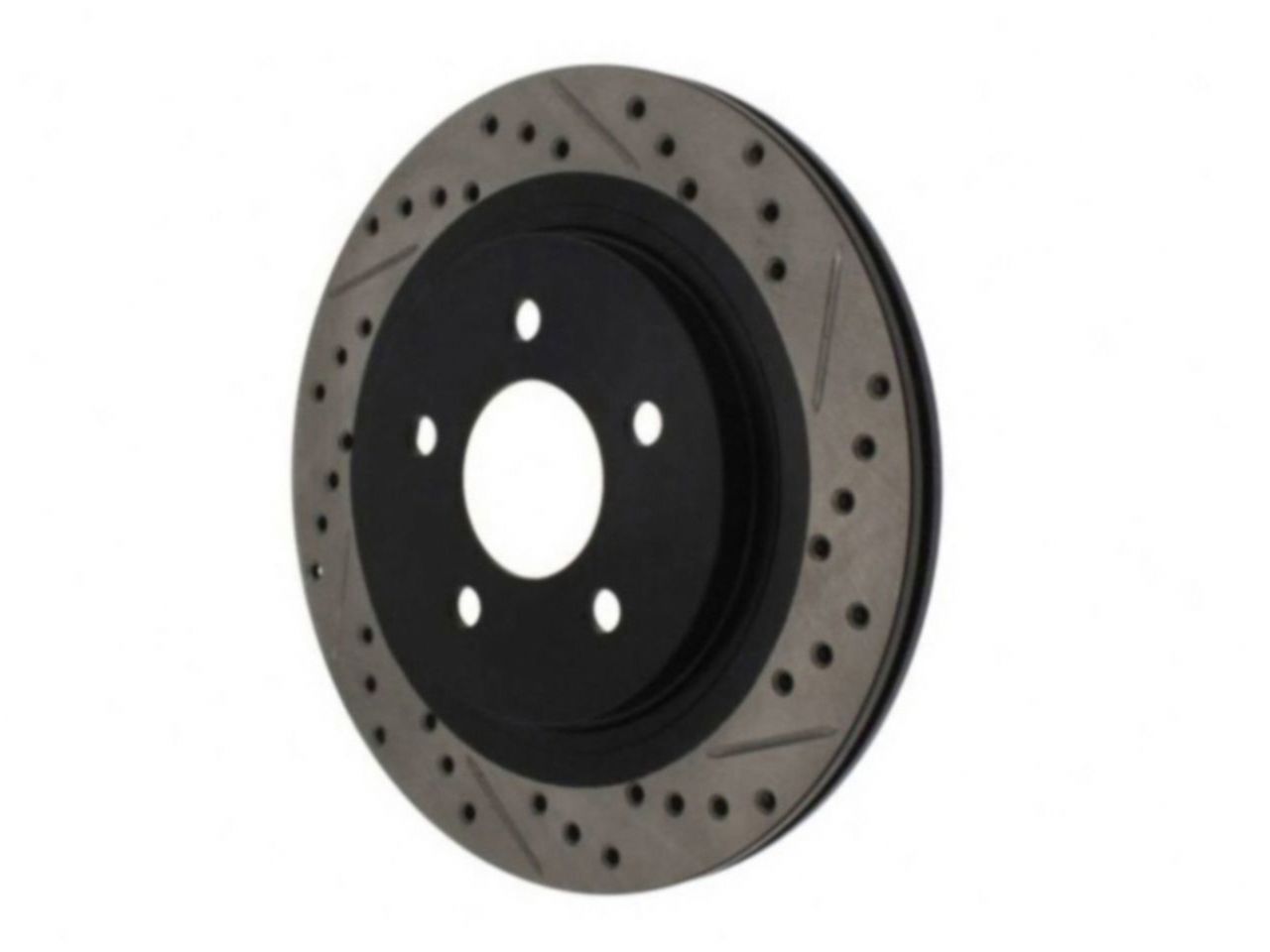 StopTech Sport Drilled/Slotted Brake Rotor; Front Right