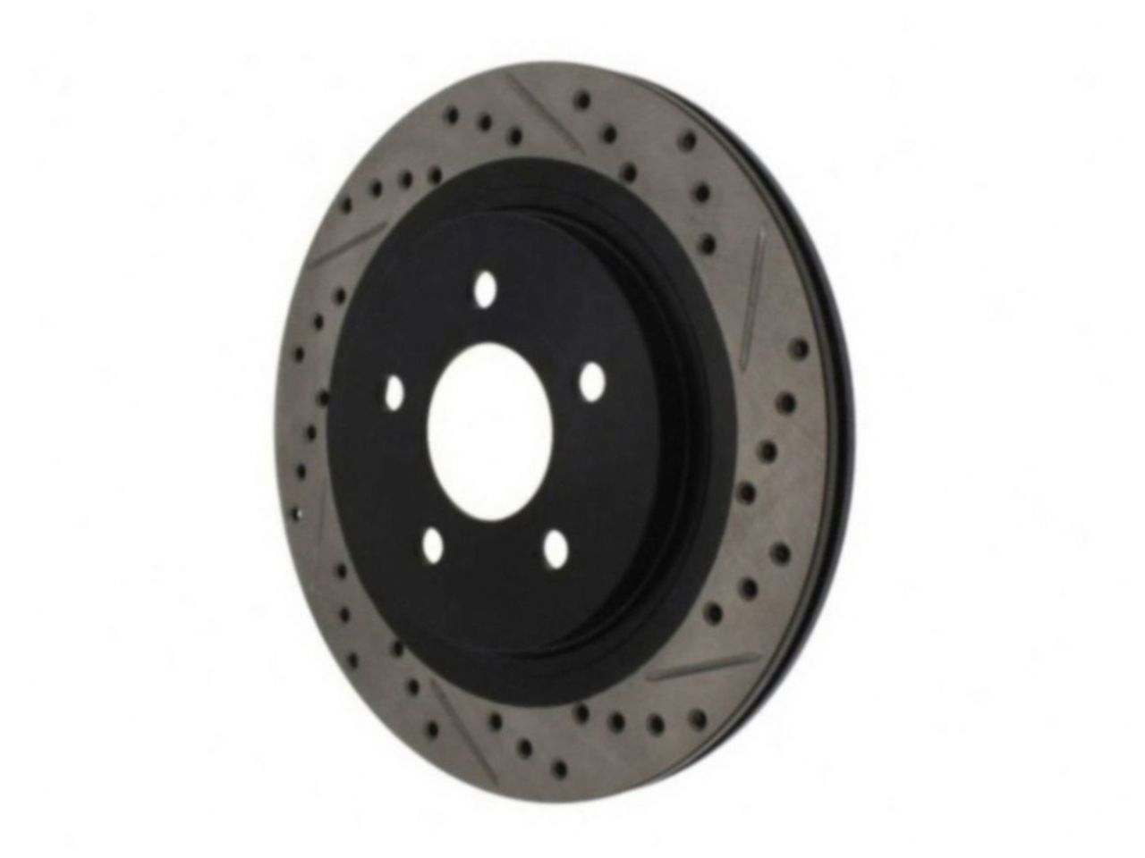 StopTech Sport Drilled/Slotted Brake Rotor; Front Right