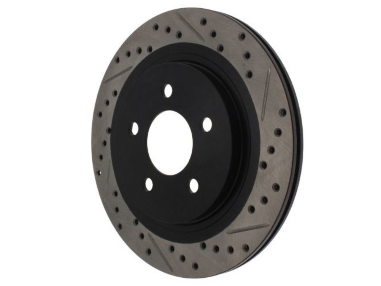 StopTech Sport Drilled/Slotted Brake Rotor; Front Left