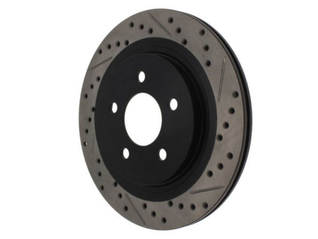 StopTech Sport Drilled/Slotted Brake Rotor; Rear Left