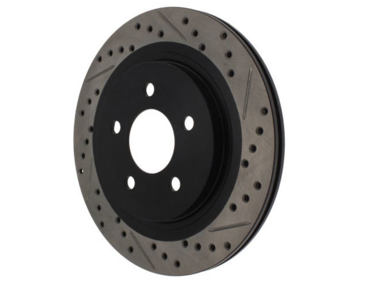 StopTech Sport Drilled/Slotted Brake Rotor; Front Left