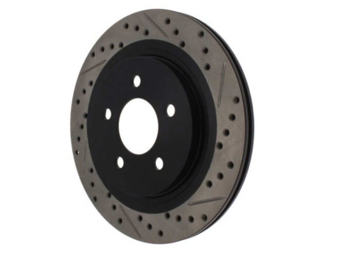 StopTech Sport Drilled/Slotted Brake Rotor; Front Left