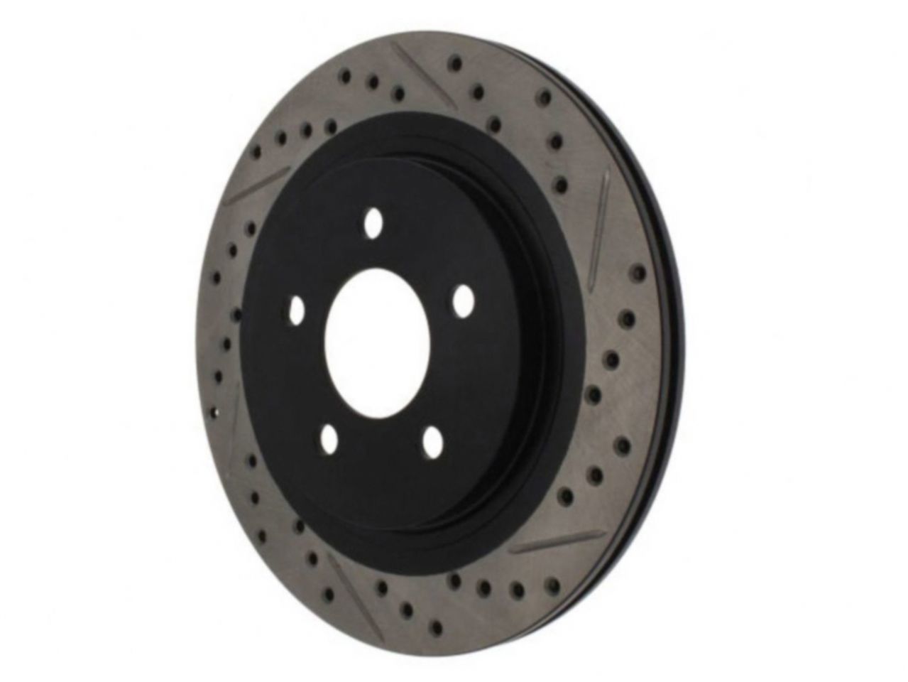 StopTech Sport Drilled/Slotted Brake Rotor; Front Right