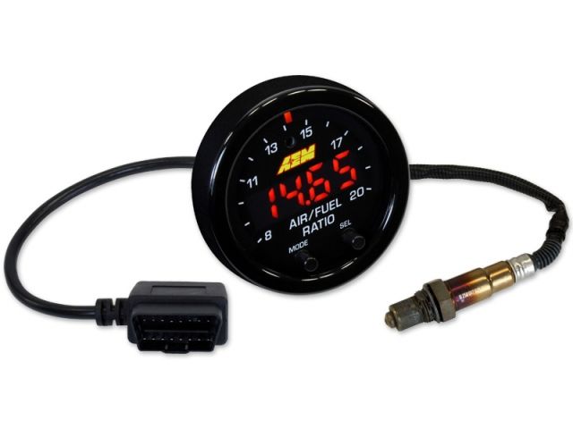 AEM Electronics X-Series OBDII Wideband UEGO AFR Sensor Controller Gauge