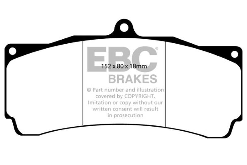 EBC Brakes Orangestuff Full Race Brake Pads DP9006 Main Image