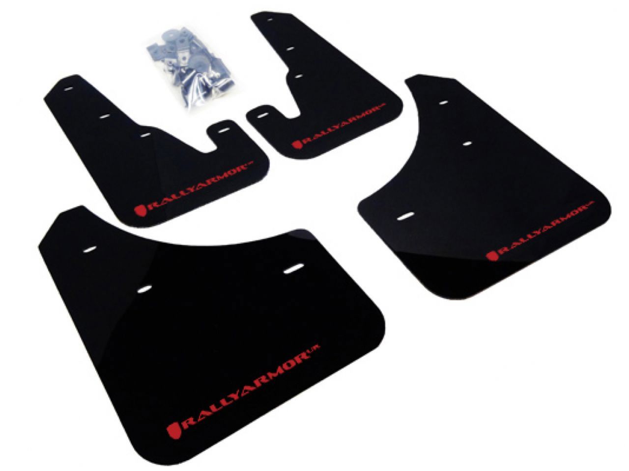 Rally Armor Mud Flaps MF9-UR-BLK/RD Item Image