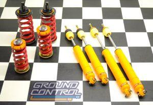 Ground Control 04-08 Chrysler Crossfire / 96-04 Mercedes SLK R170 Ride Height Adjustable Spring Kit w/ Koni Race Shocks ***BACKORDER***