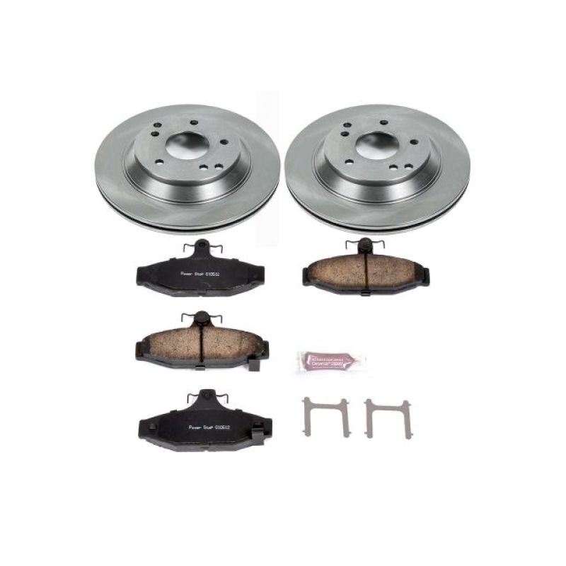 PowerStop PSB Autospecialty Kit Brakes, Rotors & Pads Brake Kits - OE main image