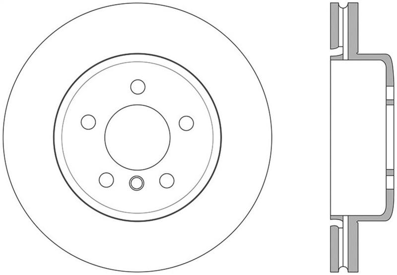 StopTech Sport 14-15 BMW 435i Rear Right Slotted Brake Rotor 126.34147SR Main Image