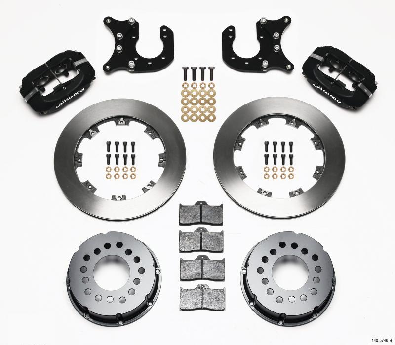 Wilwood Forged Dynalite P/S Rear Kit Chevy 12 Bolt-Spec 3.15in Brng 140-5746-B Main Image