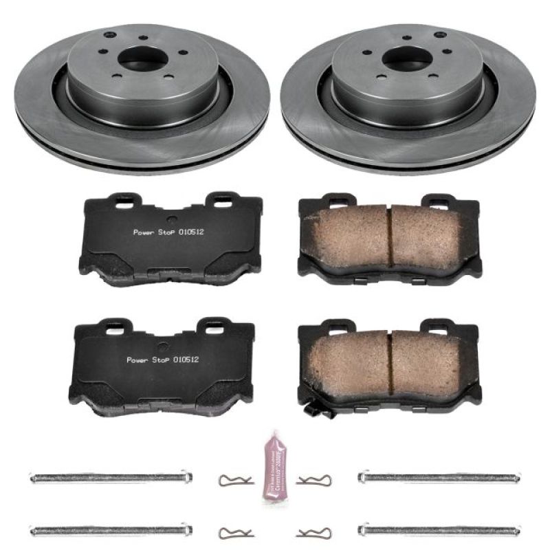 PowerStop PSB Autospecialty Kit Brakes, Rotors & Pads Brake Kits - OE main image