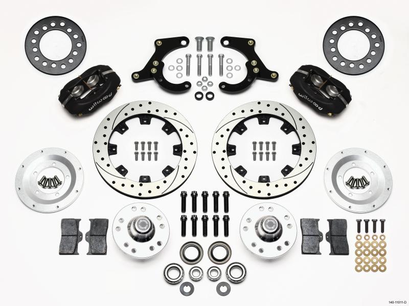 Wilwood Forged Dynalite Front Kit 11.75in Drilled 59-64 Chevy Impala / 63-64 Corvette 140-11011-D Main Image