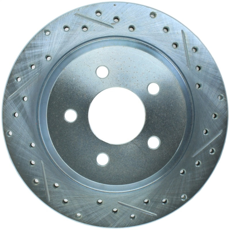 StopTech Select Sport 94-04 Ford Mustang Slotted and Drilled Left Rear Rotor 227.61046L