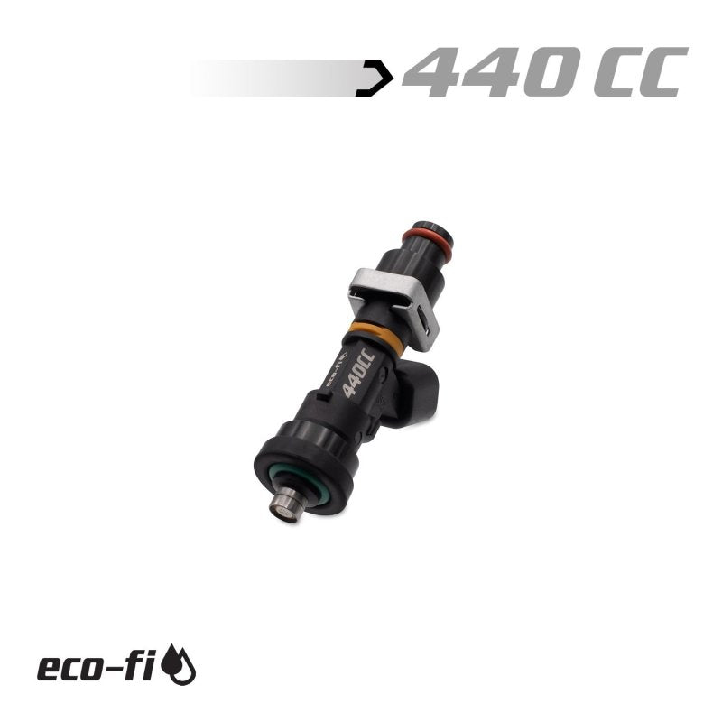 BLOX Racing Eco-Fi Street Injectors 440cc/min w/1/2in Adapter Honda B/D/H Series (Single Injector) BXEF-06514.11-440-SP