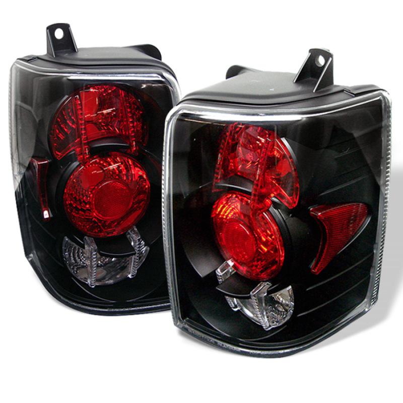 Spyder Jeep Grand Cherokee 93-98 Euro Style Tail Lights Black ALT-YD-JGC93-BK 5005588 Main Image